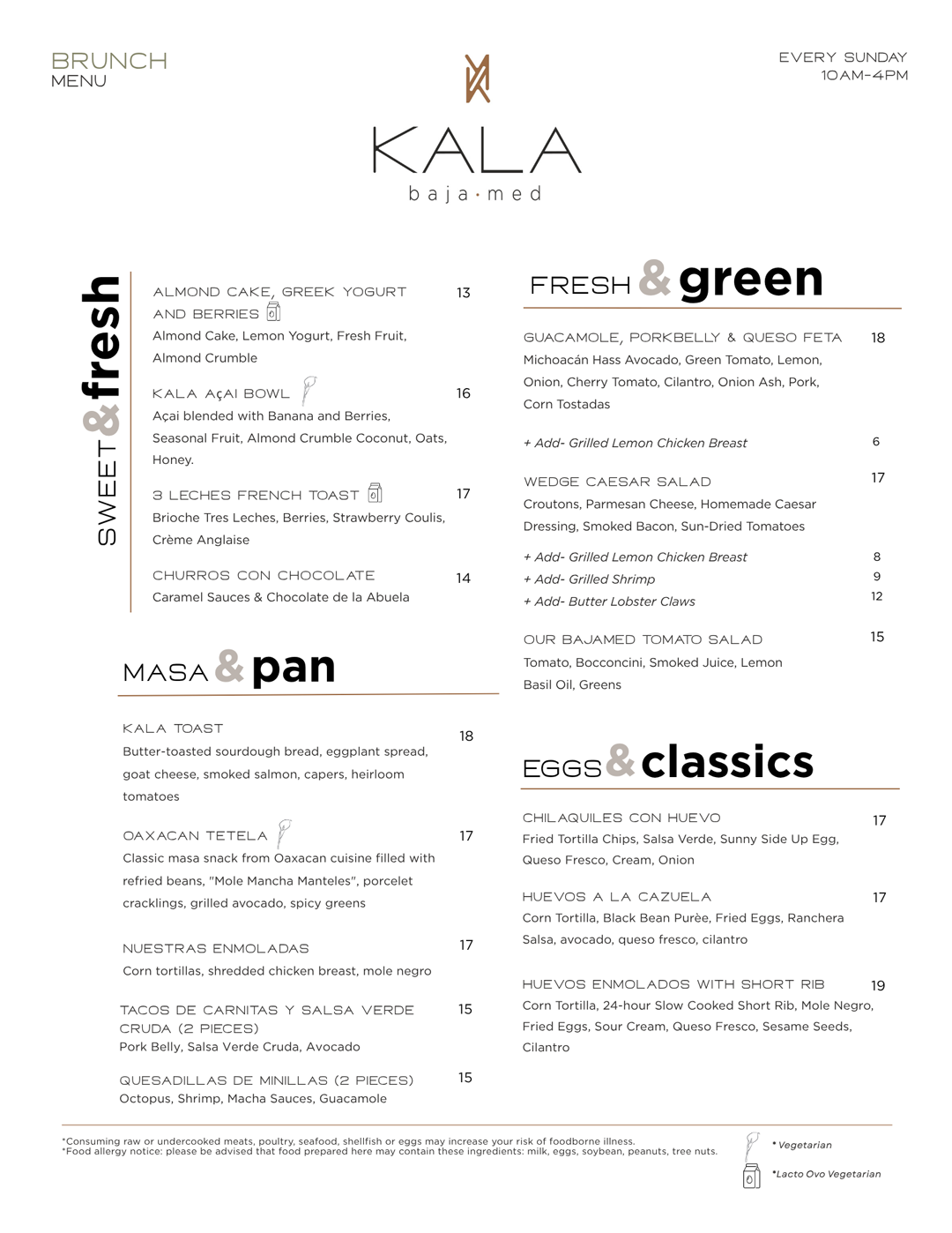 KALA Brunch KALA Brunch