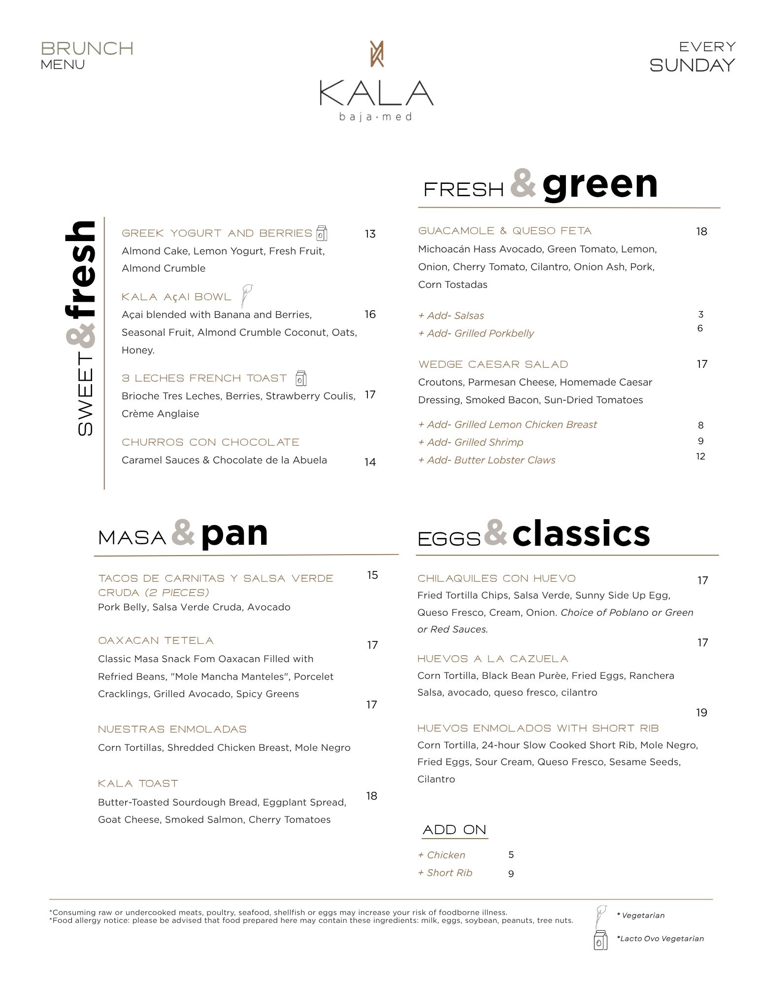 1 KALA Brunch