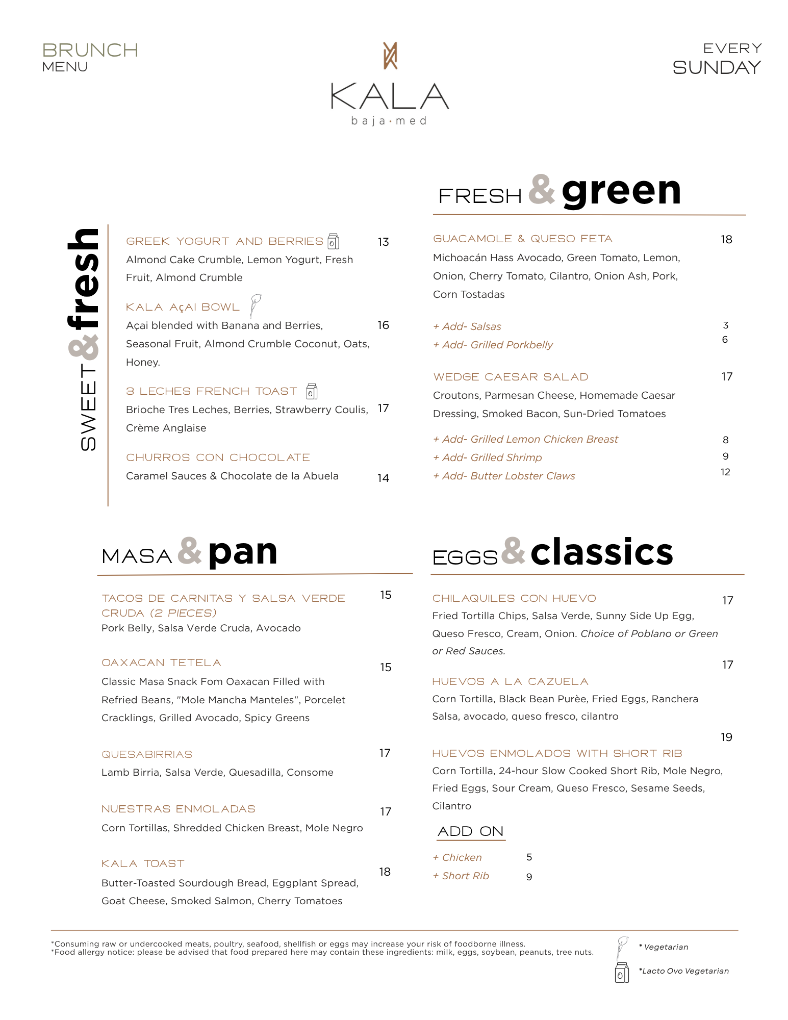 KALA Brunch